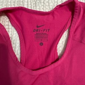 Nike Women's Fuchsia Dri-FIT Sports Bra